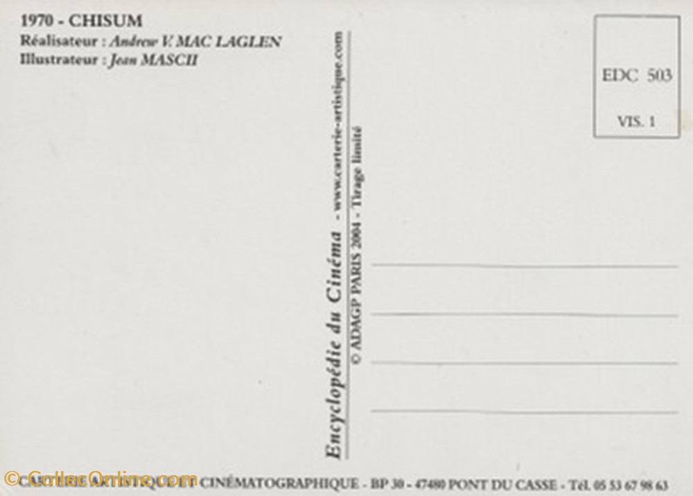 cartes postales autres chisum