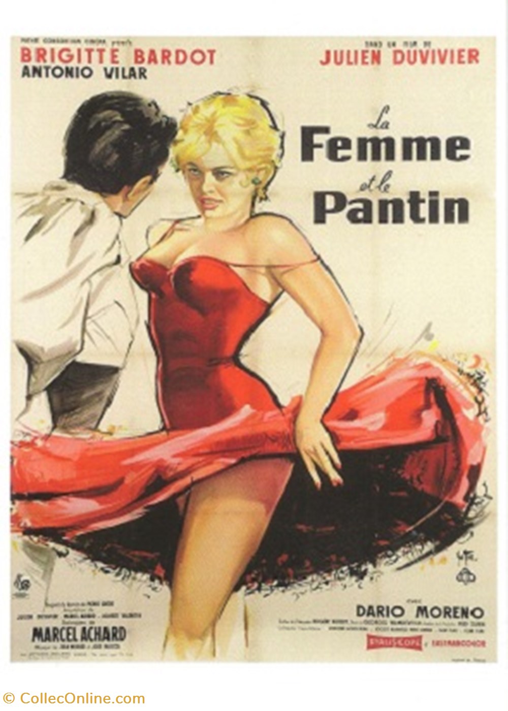 La femme et le pantin cartes postales autres la femme et le pantin