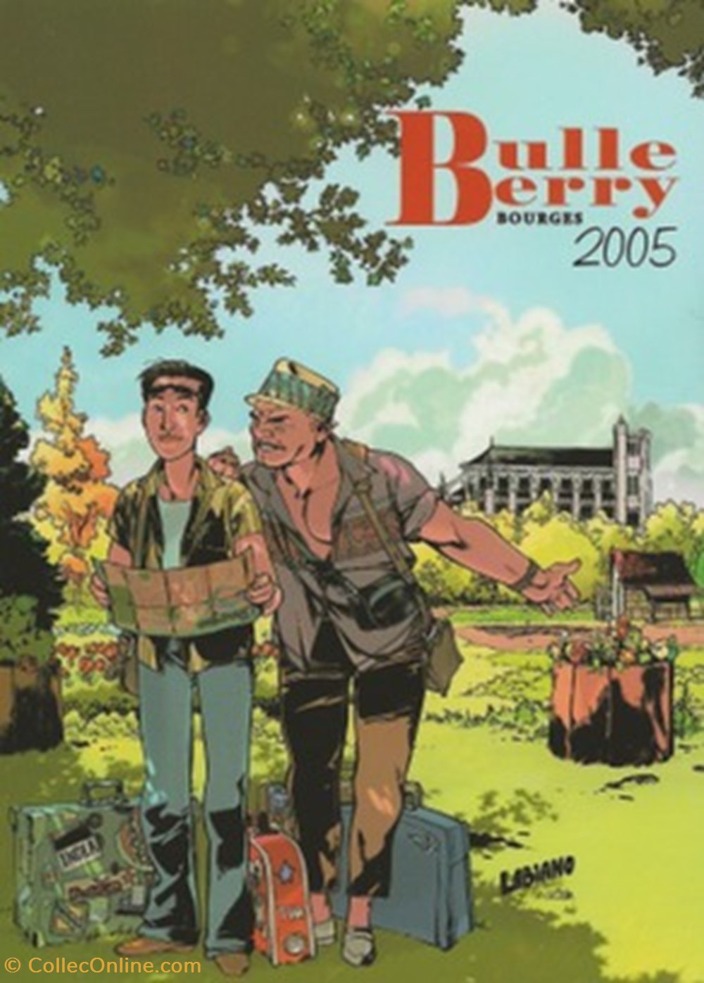 Bourges (18) 2005 cartes postales bande dessinee bourges 18 2005
