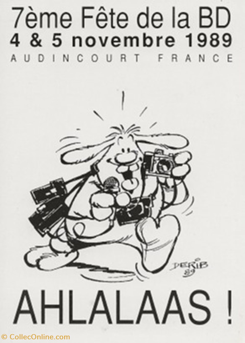 Audincourt (25) 1989 cartes postales bande dessinee audincourt 25 1989