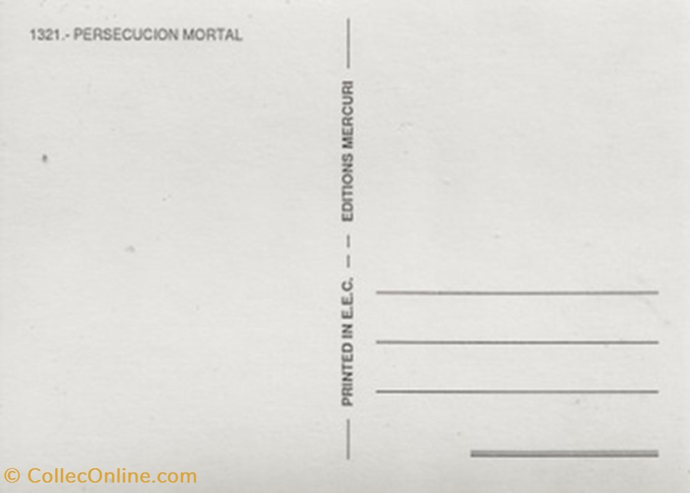Persecucion mortal cartes postales autres persecucion mortal