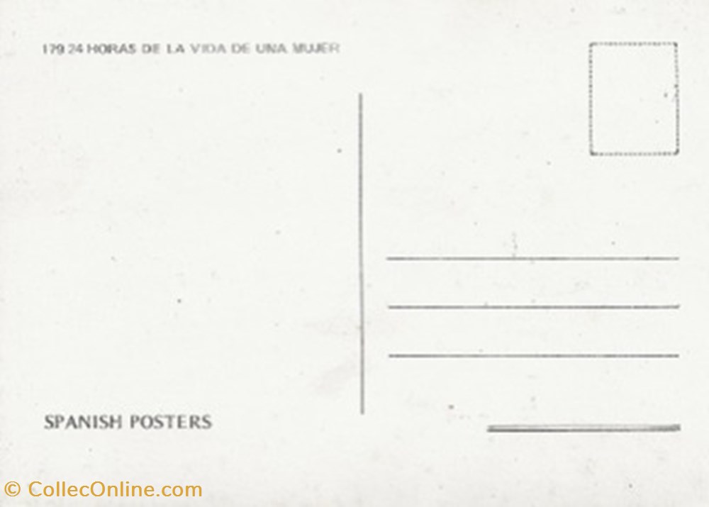 cartes postales autres 24 horas de la vida de una mujer