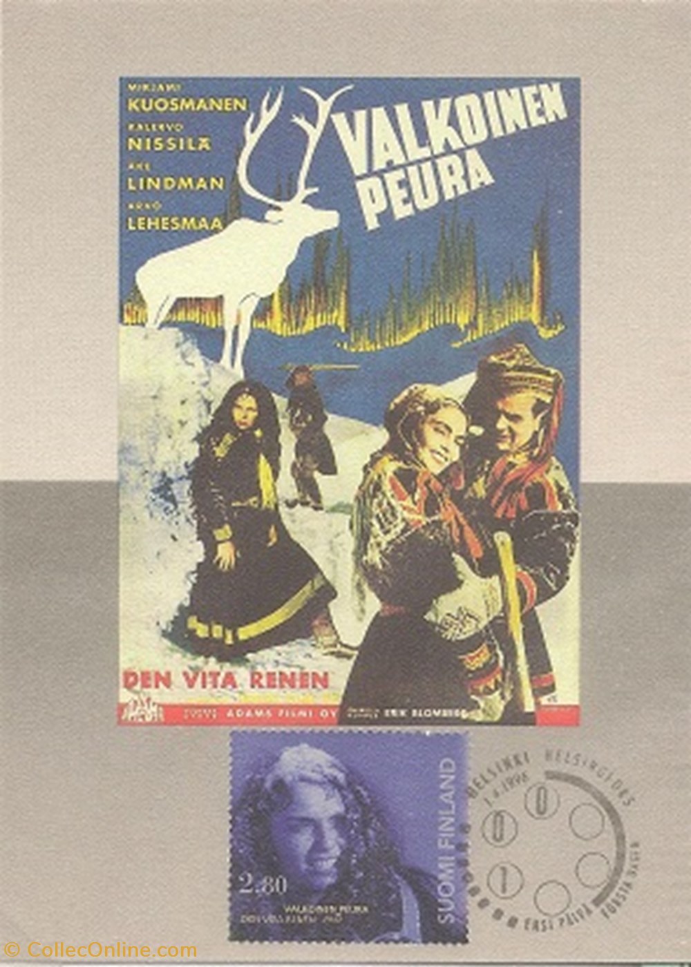 Valkoinen peura cartes postales autres valkoinen peura