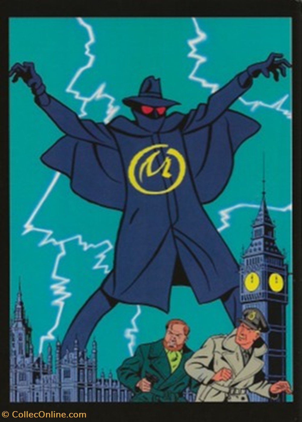 Blake et Mortimer cartes postales bande dessinee blake et mortimer