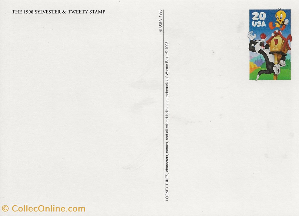 timbres new york etats unis 1998 sylvester tweety