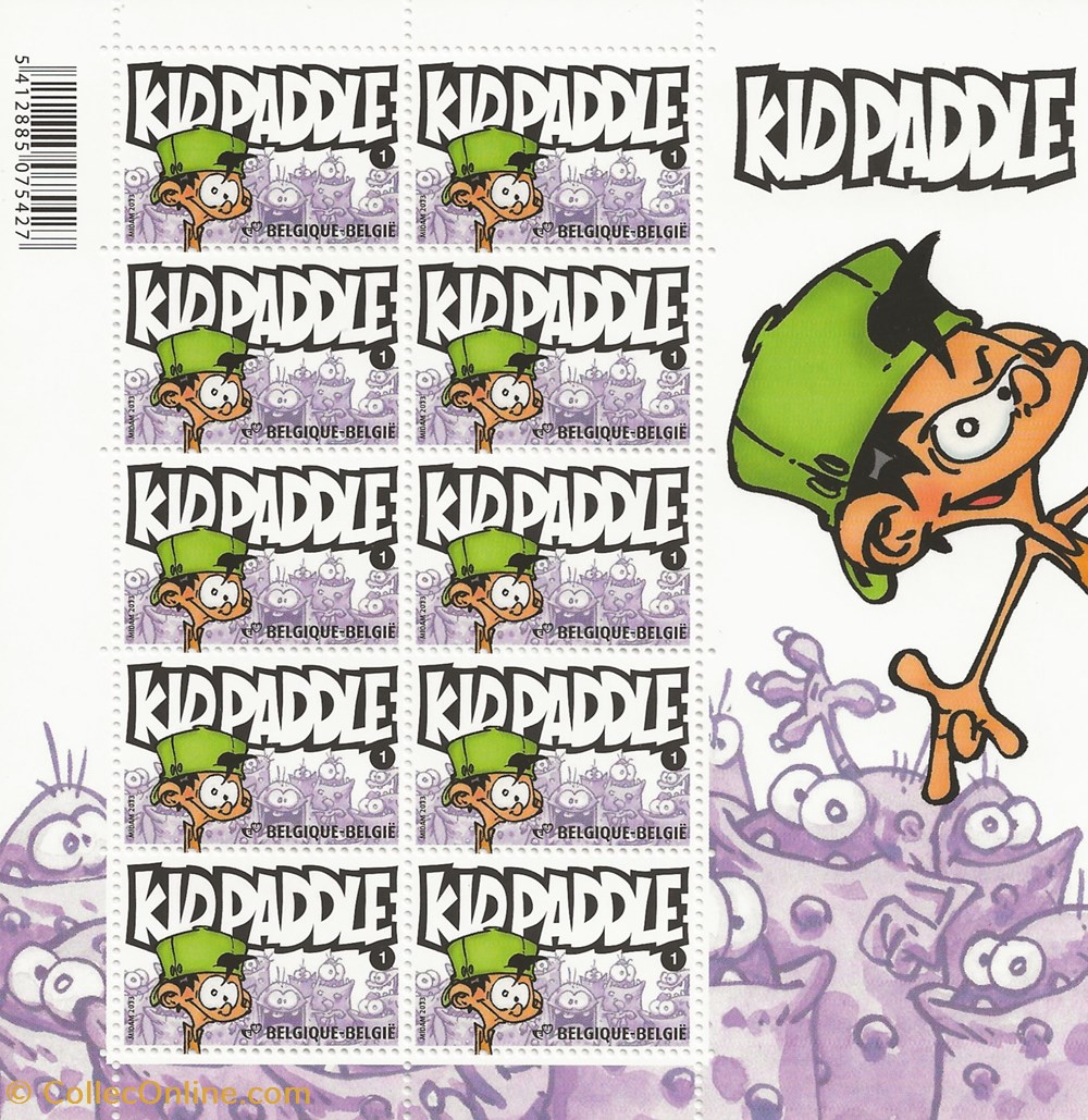 ZZZ - Belgique 2013 Bloc Kid Paddle timbres zzz belgique 2013 bloc kid paddle