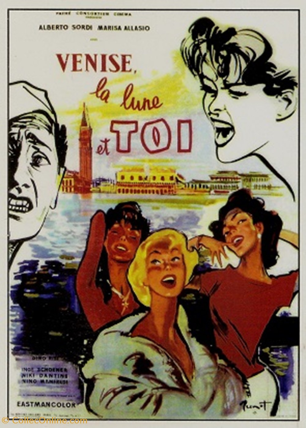 Venise, la lune et toi cartes postales autres venise la lune et toi