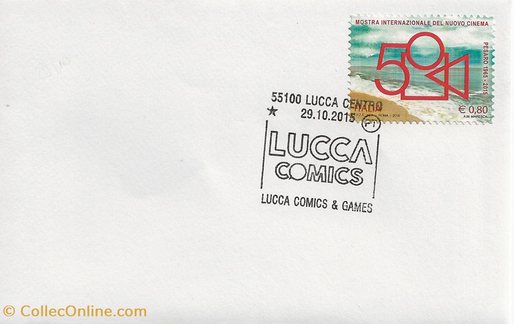 Lucca (Italie) 2015 Lucca comics & games timbres lucca italie 2015 lucca comics games