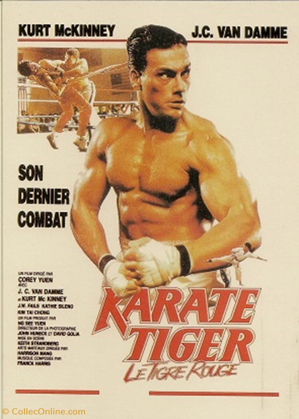 Karate tiger, le tigre rouge cartes postales autres karate tiger le tigre rouge