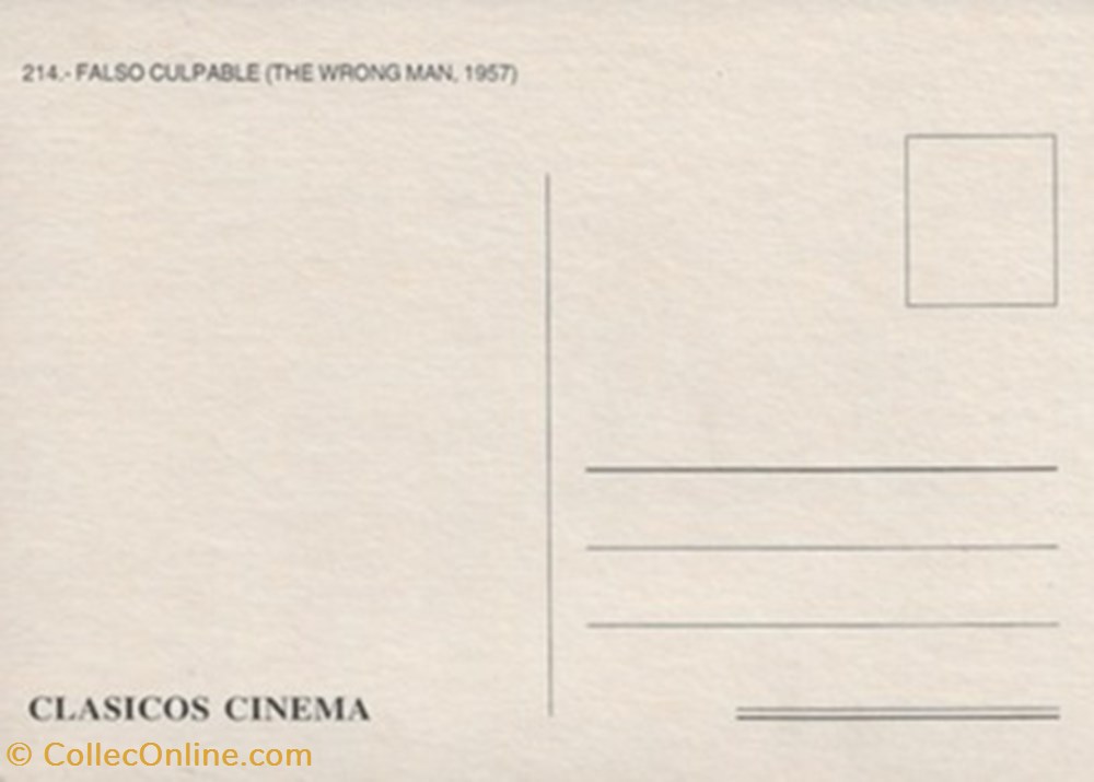 The wrong man cartes postales autres the wrong man