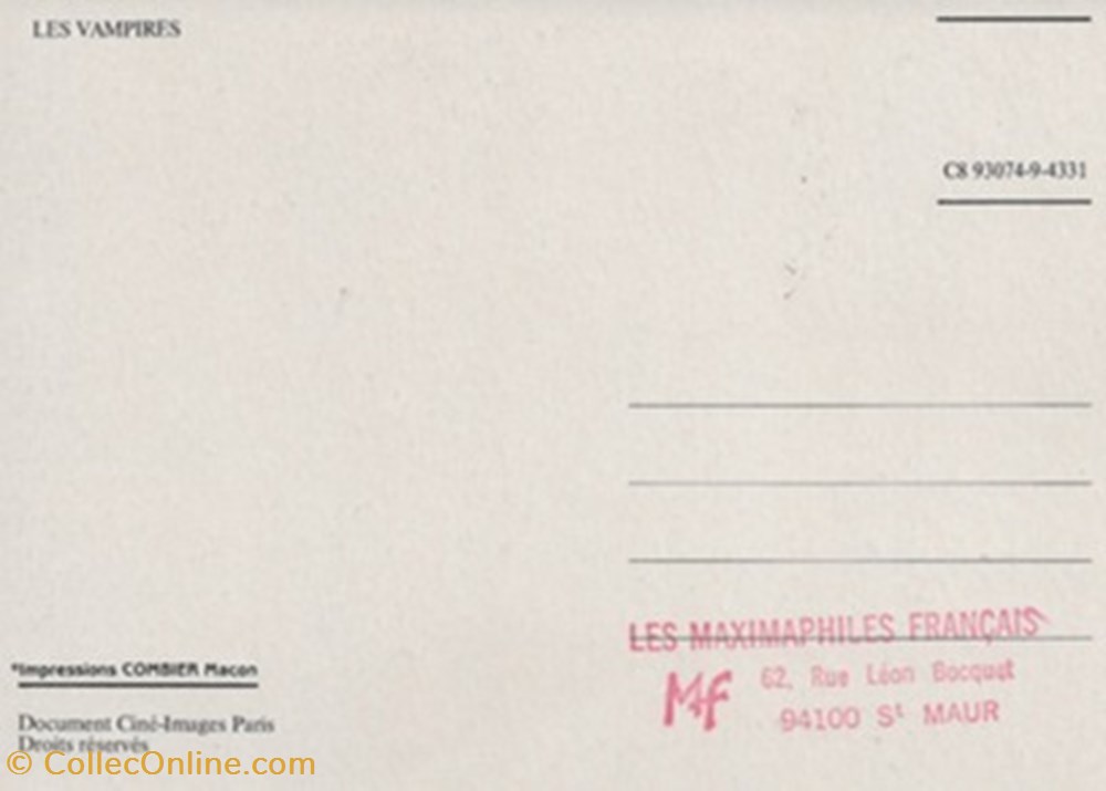 Les vampires cartes postales autres les vampires