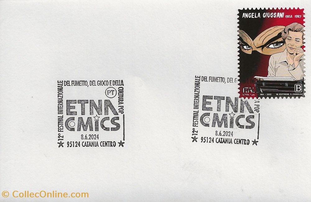 timbres catania italie 2024 12 festival internazionale del fumetto del gioco e della cultura pop