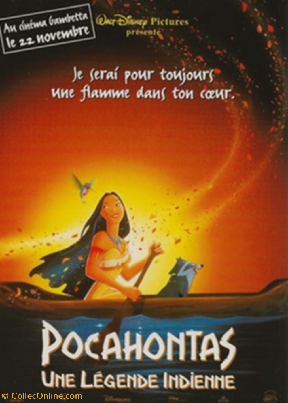 cartes postales autres pocahontas une legende indienne