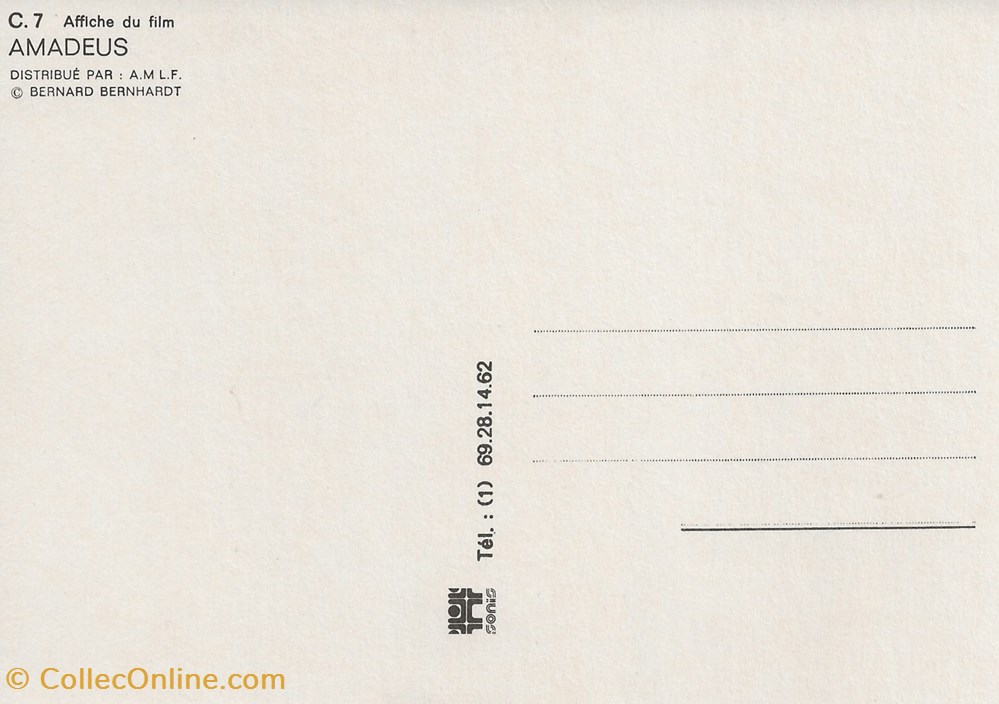 Amadeus cartes postales autres amadeus