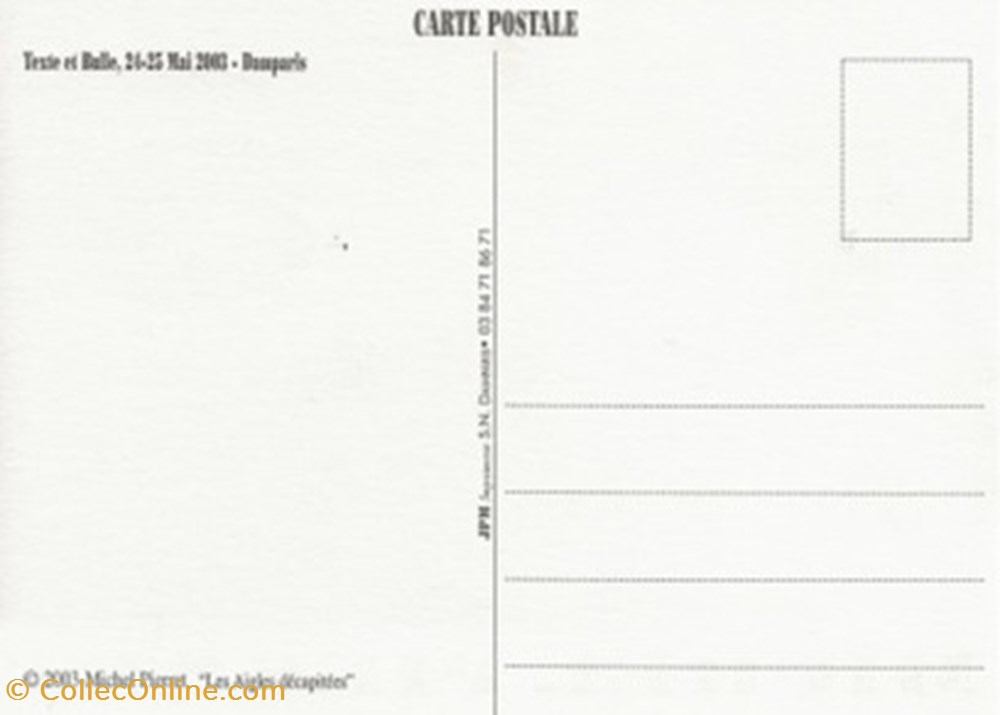 Damparis (39) 2003 cartes postales bande dessinee damparis 39 2003