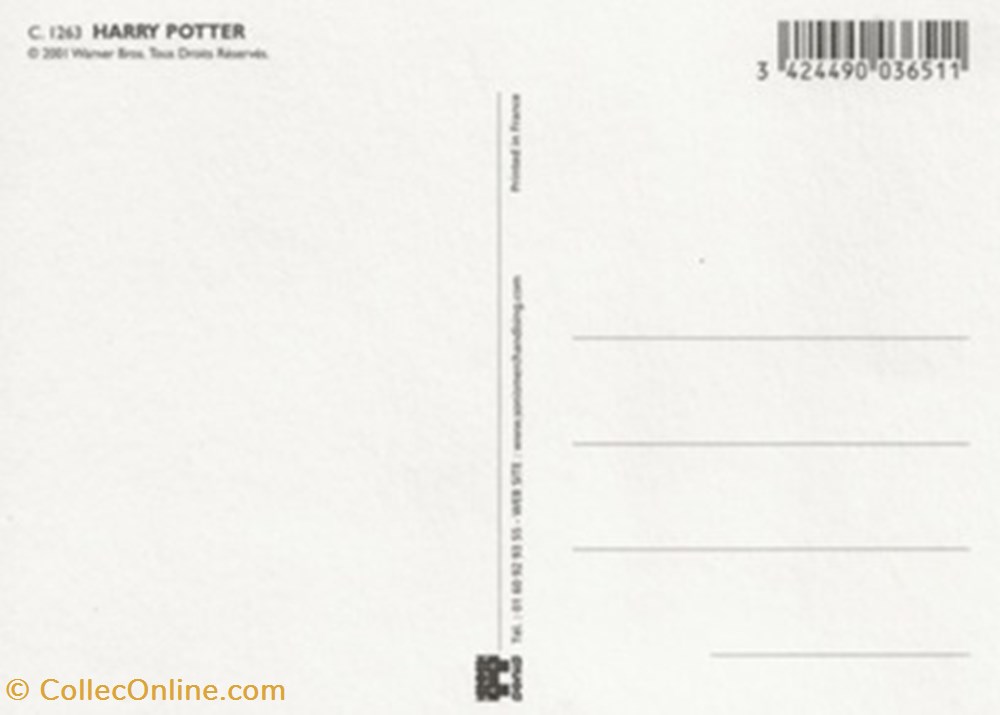 Harry Potter à l'école des sorciers cartes postales autres harry potter a ecole des sorciers