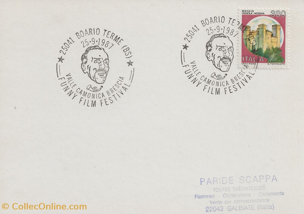 timbres boario terme italie 1987 funny film festival