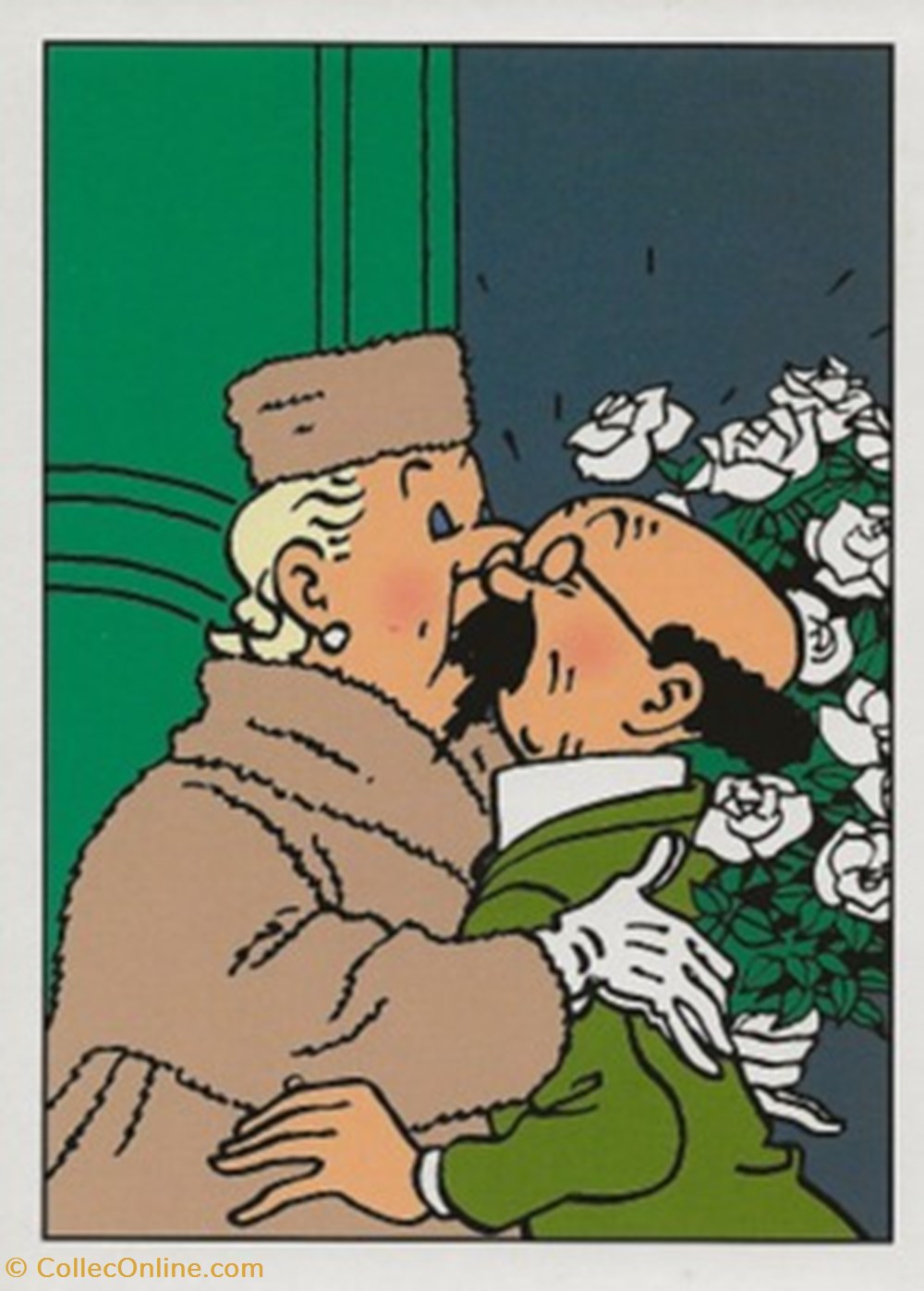 Tintin cartes postales bande dessinee tintin