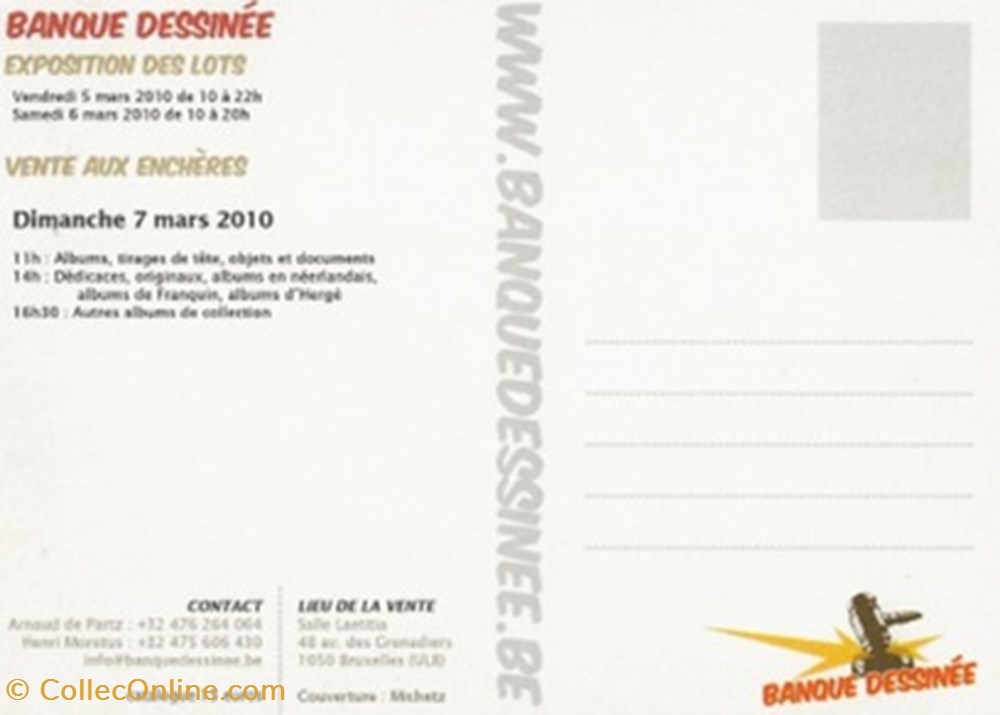 cartes postales bande banque dessinee 15