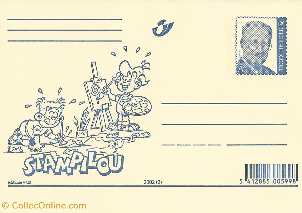 ZZ prêt à poster Belgique 2002 Stampilou timbres zz pret a poster belgique 2002 stampilou