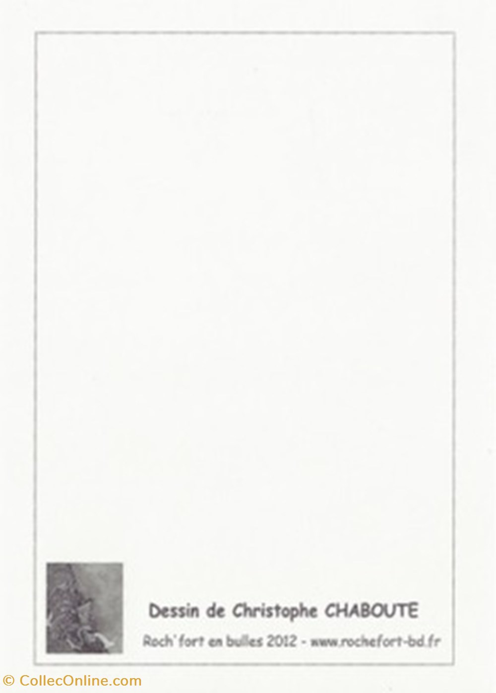 Rochefort (17) 2012 cartes postales bande dessinee rochefort 17 2012