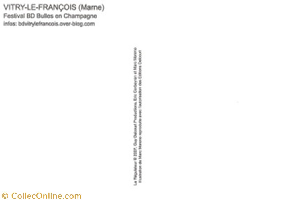 Vitry-le-François (51) 2007 cartes postales bande dessinee vitry le francois 51 2007
