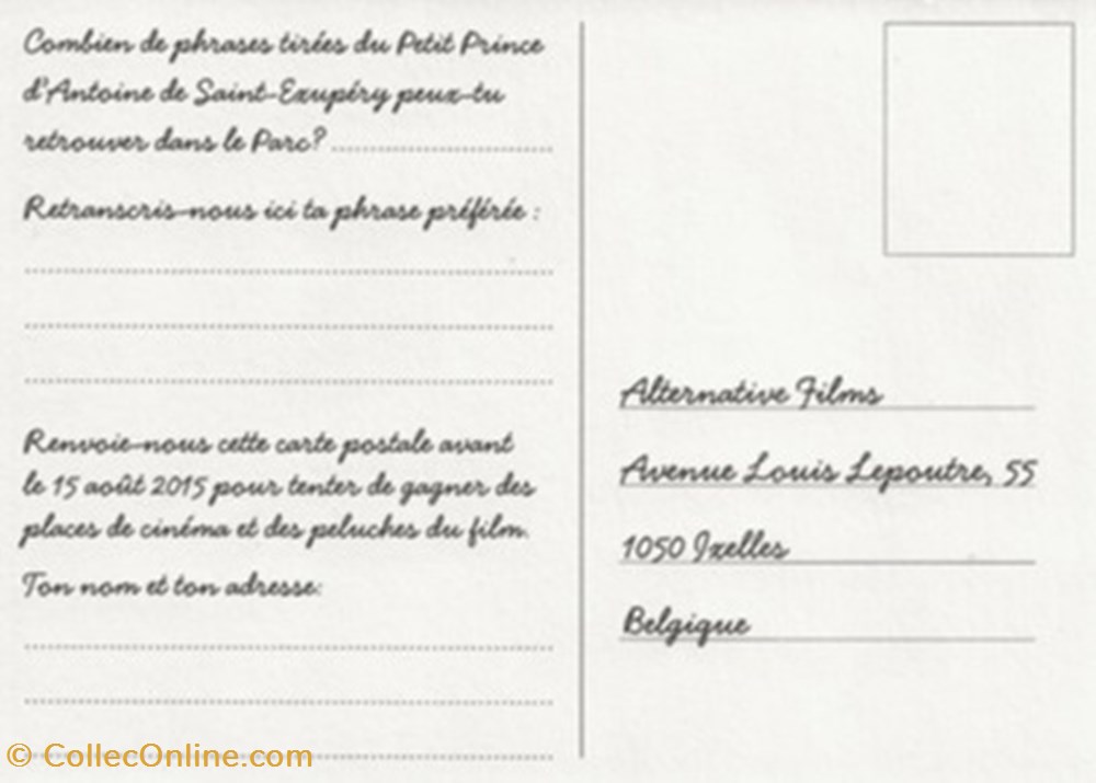 cartes postales autres le petit prince