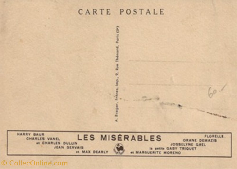 Les misérables cartes postales autres les miserables