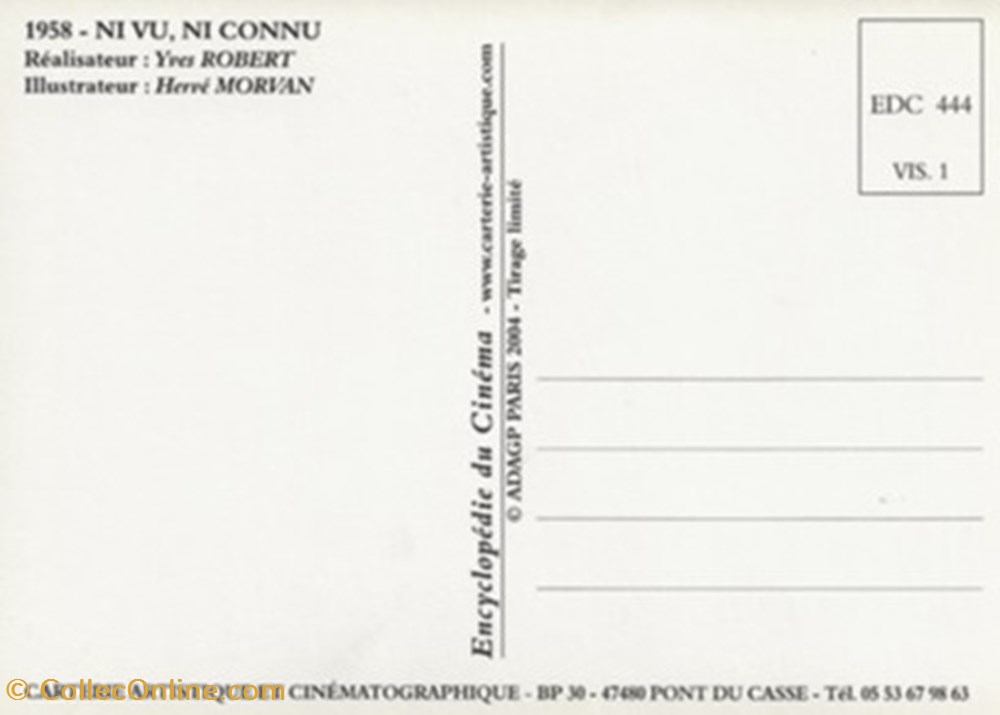 Ni vu... ni connu cartes postales autres ni vu ni connu