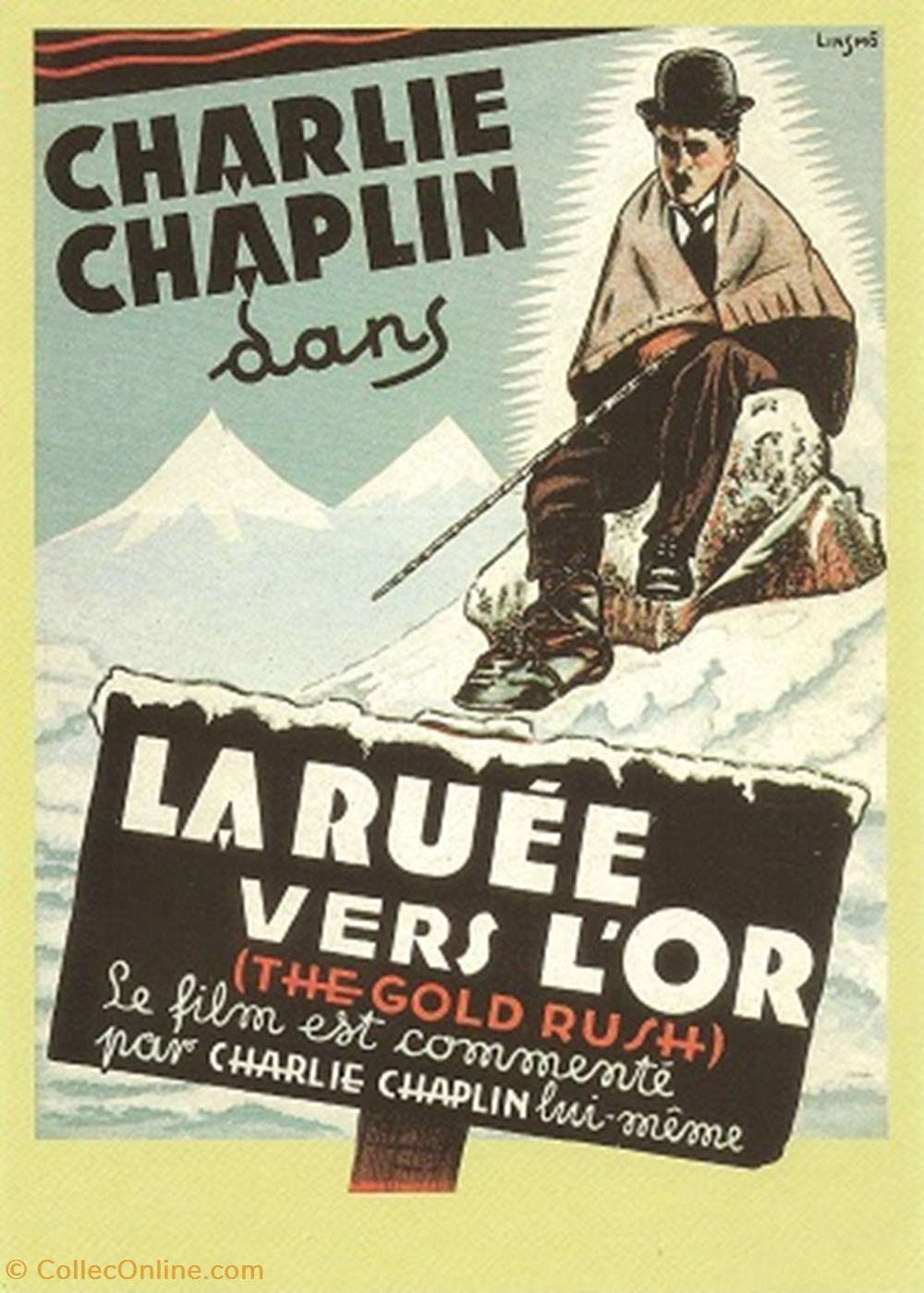 La ruée vers l'or cartes postales autres la ruee vers or