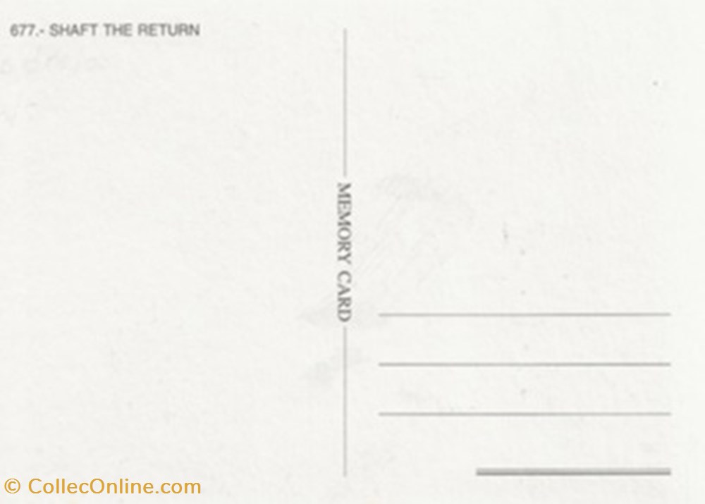 Shaft, the return cartes postales autres shaft the return