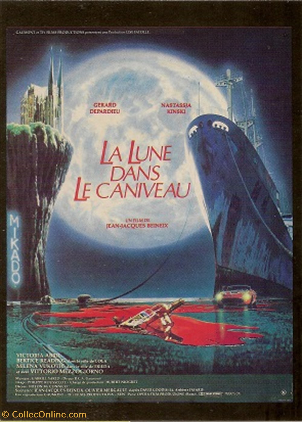 La lune dans le caniveau cartes postales autres la lune dans le caniveau