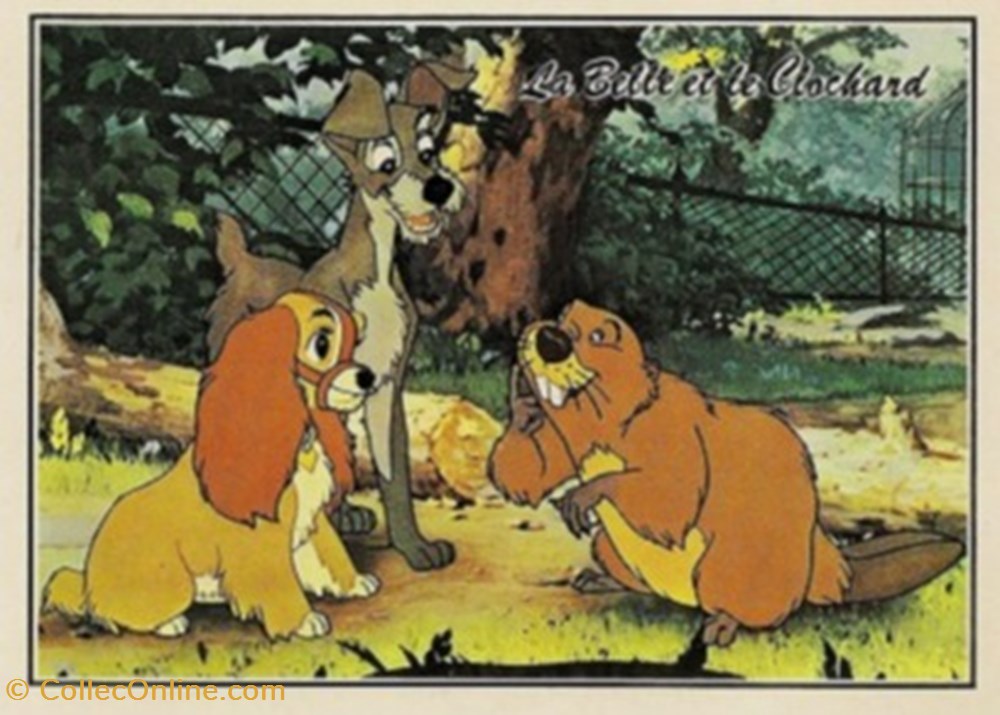 Lady and the tramp 3 cartes postales autres lady and the tramp