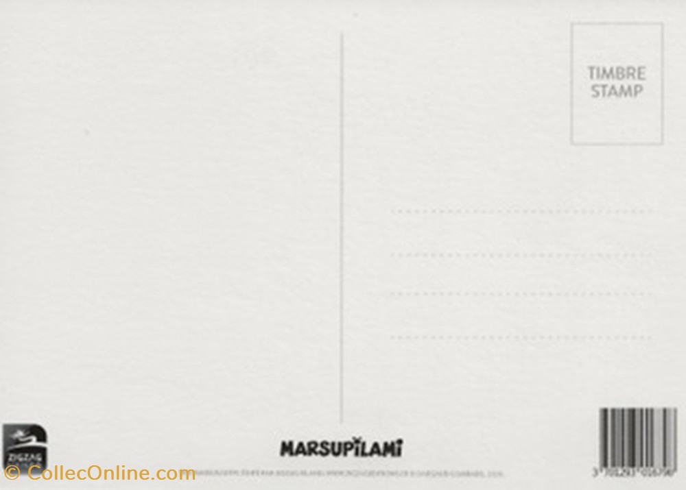 Marsupilami cartes postales bande dessinee marsupilami
