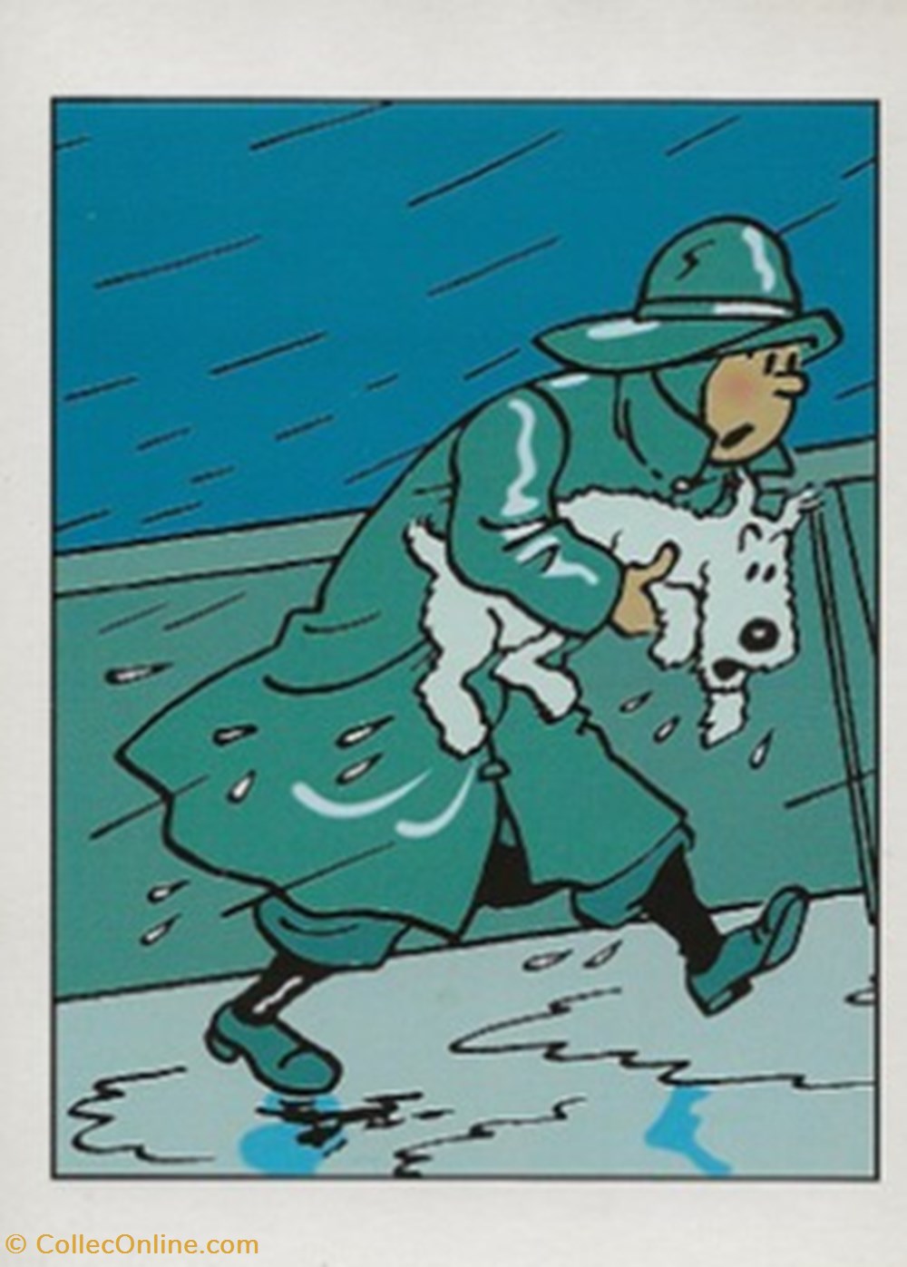 Tintin Cartes Postales Bande Dessinée État Neuf Format Cpm 105 X 15 4812