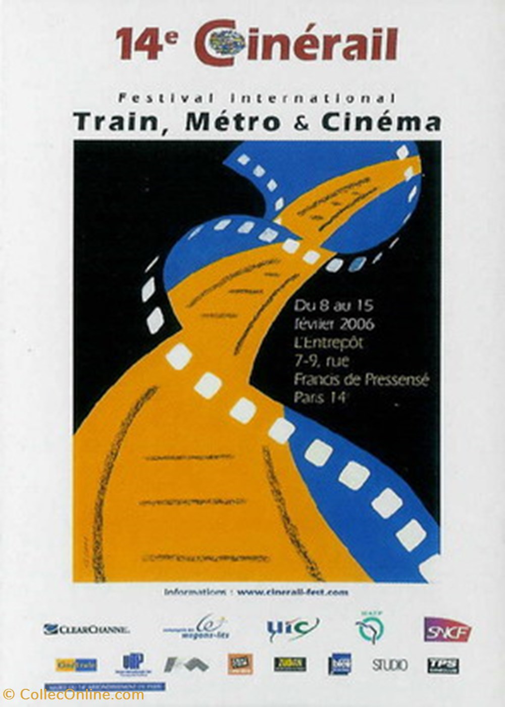 Paris Festival international train métro et cinéma cinerail 2006 cartes postales autres paris festival international train metro et cinema cinerail 2006