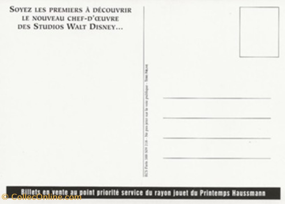 Mulan 4 cartes postales autres mulan