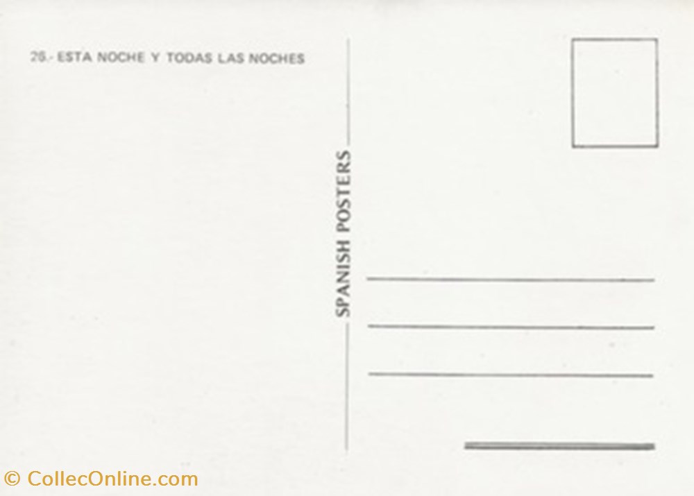 cartes postales autres esta noche y todas las noches