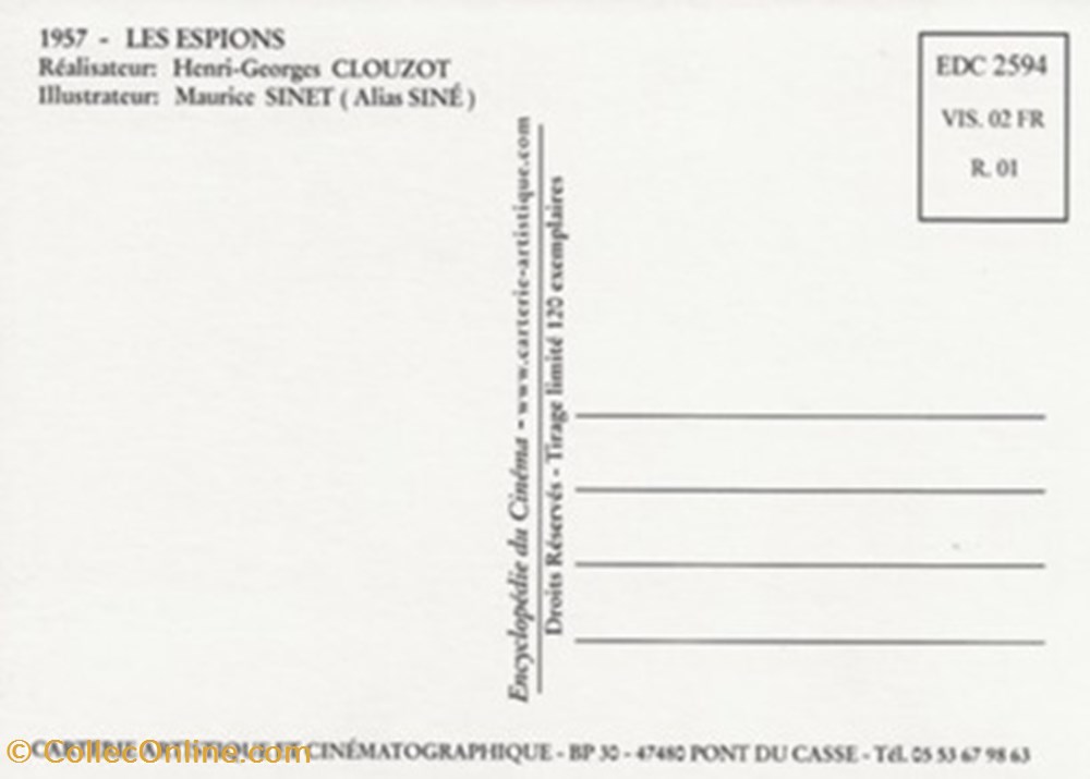 Les espions cartes postales autres les espions