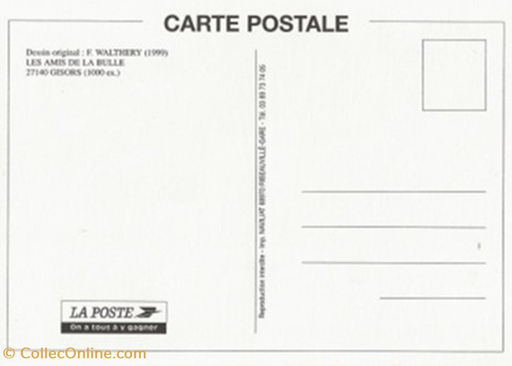 Gisors (27) 1999 cartes postales bande dessinee gisors 27 1999