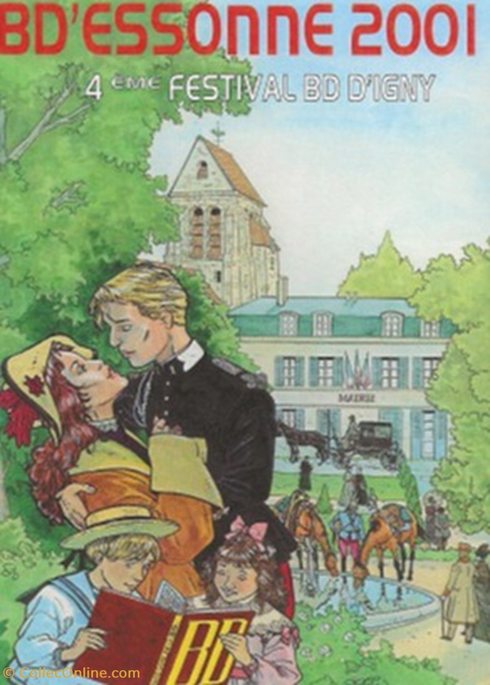 Igny (91) 2001 cartes postales bande dessinee igny 91 2001