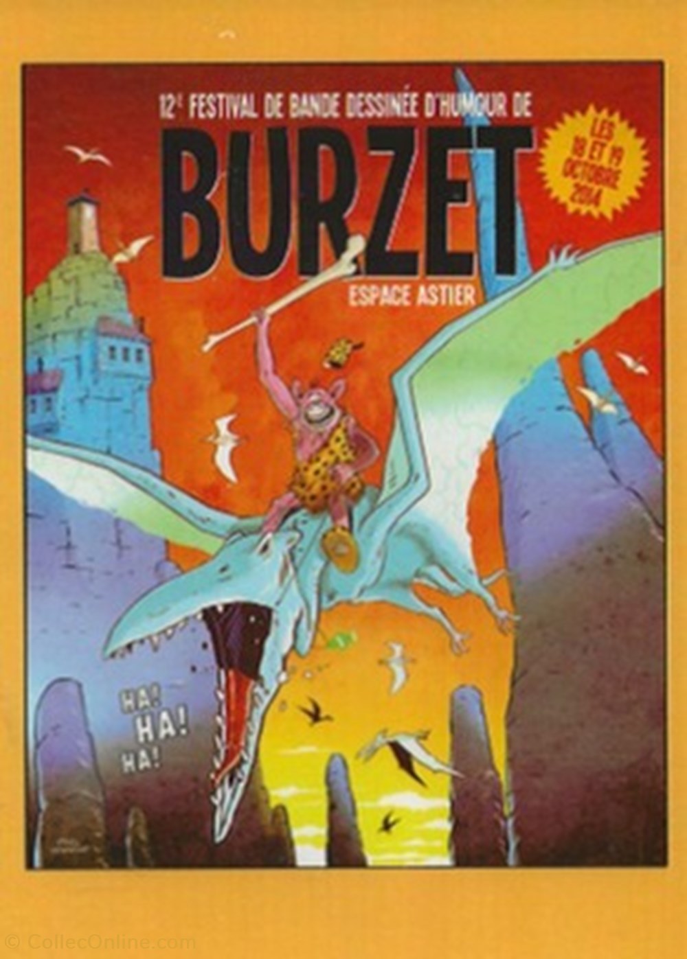 Burzet (07) 2014 / 2015 cartes postales bande dessinee burzet 07 2014 2015