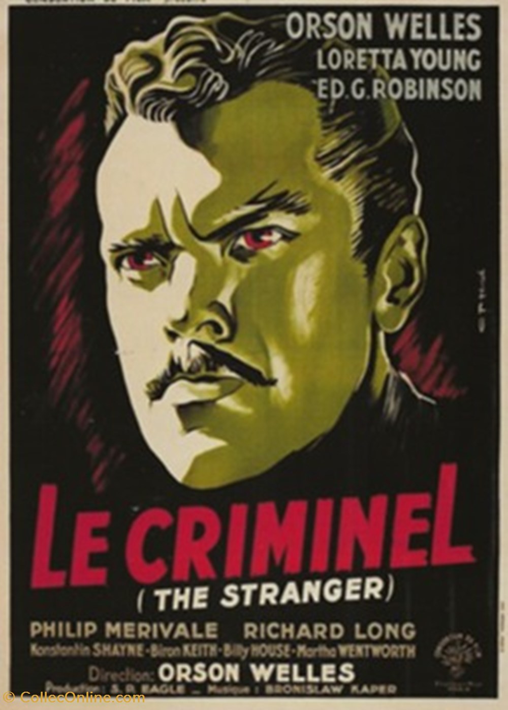 Le criminel cartes postales autres le criminel
