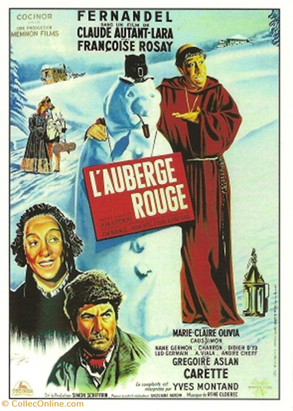cartes postales autres l auberge rouge