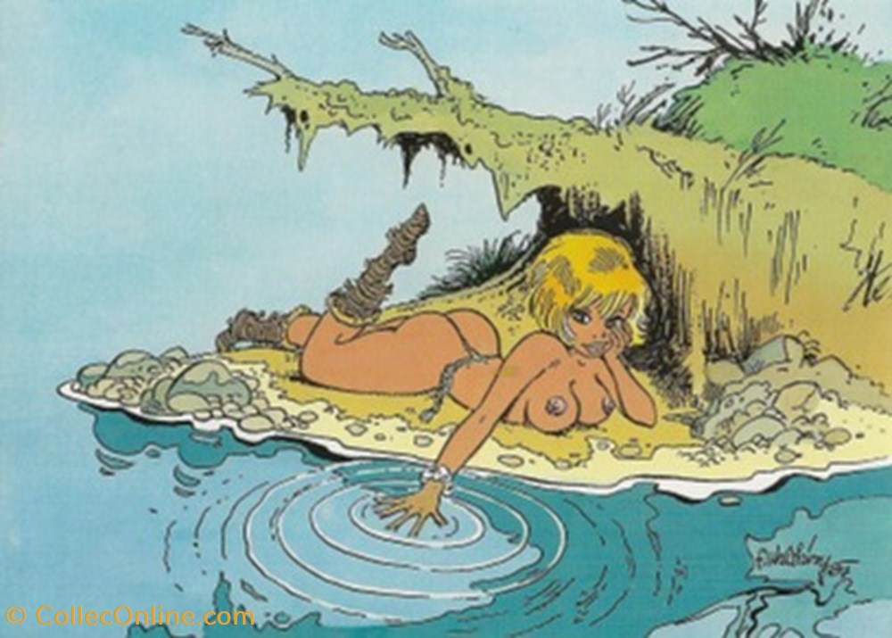 cartes postales bande dessinee natacha