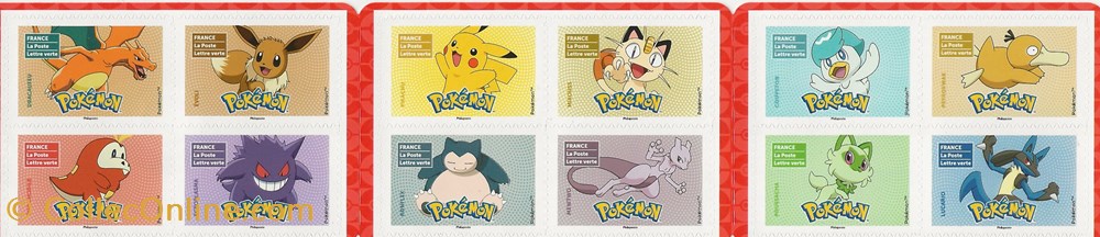ZZZ 2024 Carnet Pokemon timbres zzz 2024 carnet pokemon