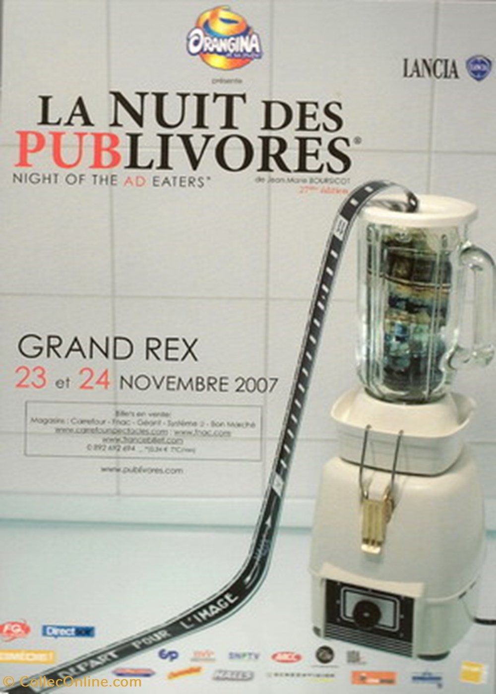 Paris La nuit des publivores 2007 cartes postales autres paris la nuit des publivores 2007