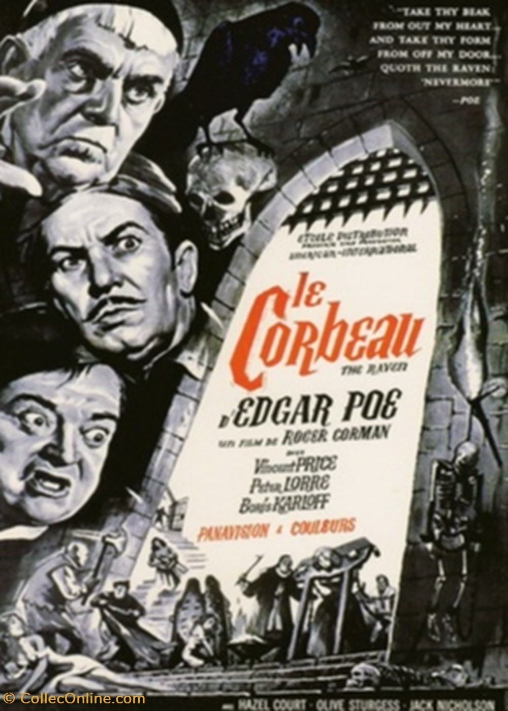 cartes postales autres le corbeau