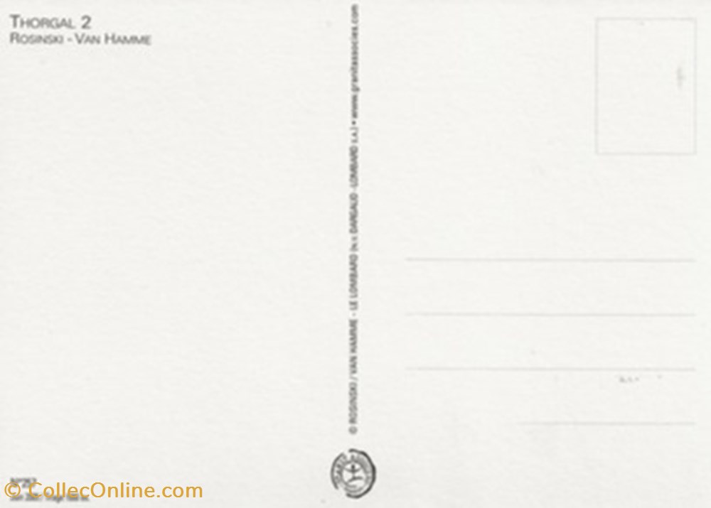 Thorgal cartes postales bande dessinee thorgal
