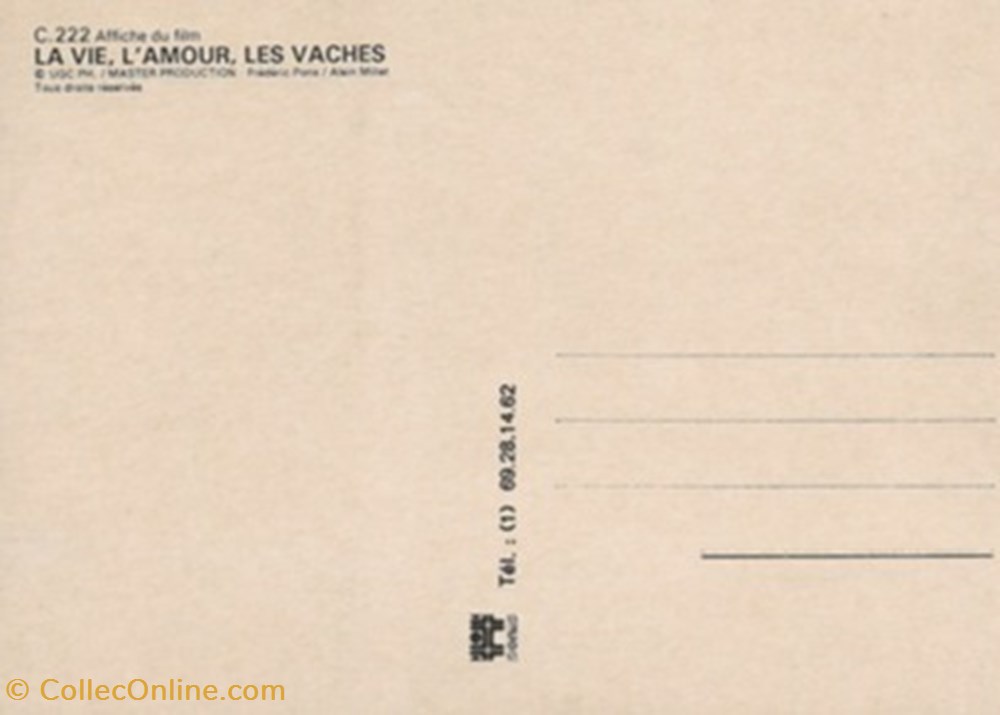 La vie, l'amour, les vaches cartes postales autres la vie amour les vaches